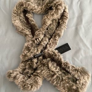 P. Rossa Ultra Soft Rabbit Fur Muffler